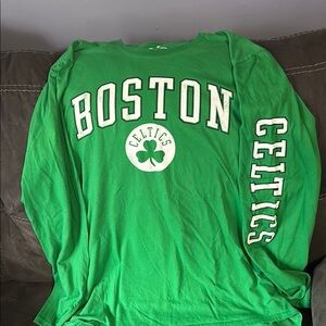Fanatics Green Boston Celtics Long Sleeve Tee